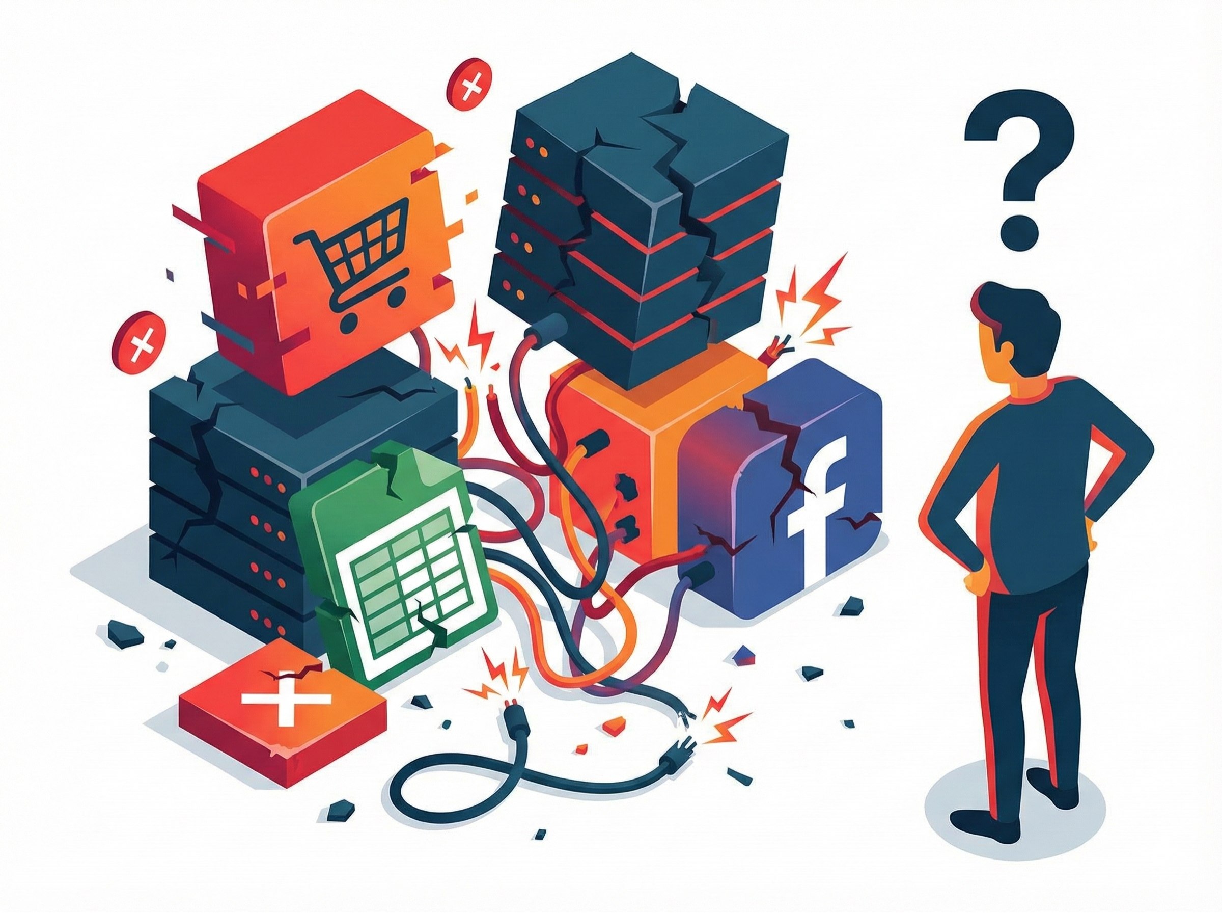 Rappresentazione dell'architettura digitale e-commerce e gestione scalabile dei dati - Chianche Web